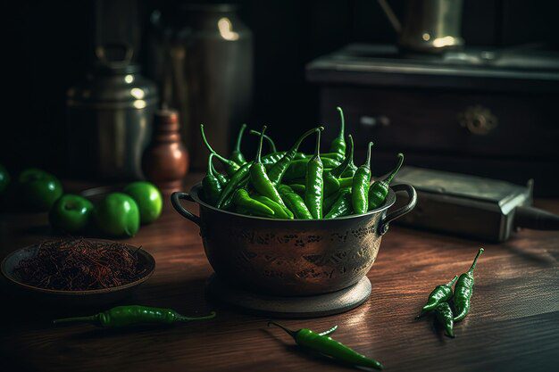 Nutritional profile of Indian green chilies – vitamins A and C